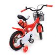 Vélo pour enfants rouge 12 pouces vélo pour enfants garçons filles roue de vélo pour enfants-1