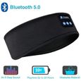MTEVOTX Écouteurs Bandeau  - Casque de Sommeil Bluetooth - Masque Bluetooth pour Les Yeux - pour Sport,Dormeurs Latéraux - noir-1