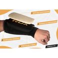 RDX - Protection Avant Bras Manchon Protège - Boxe Taekwondo MMA - Carbon Fiber Extra Light Rembourrage - Noir-1
