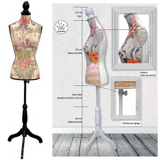 Mannequin Couture Decoratif Motif Comtesse Achat Vente Mannequin Couture Mannequin Couture Decoratif Cdiscount