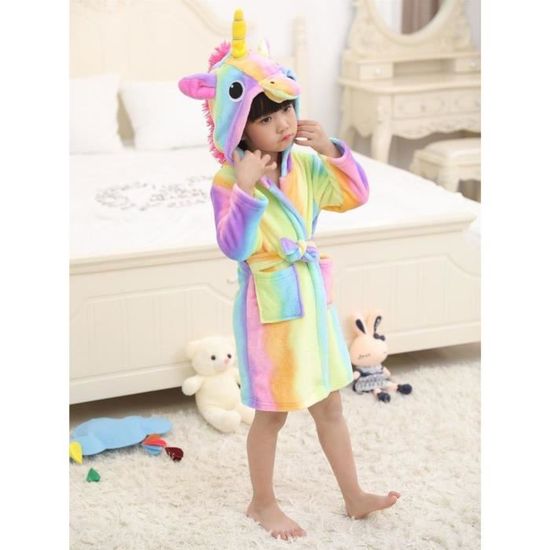 Peignoir best sale fille licorne