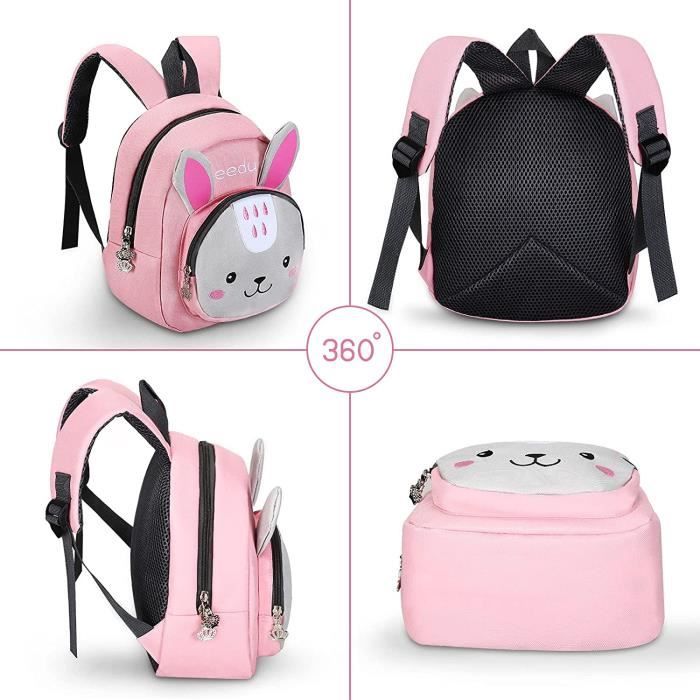 Sac à Dos Kawaii Capybara Pour École – 30x12x40 Cm, Avec Portefeuille Et Pendentif, Pour Filles Et Adolescents