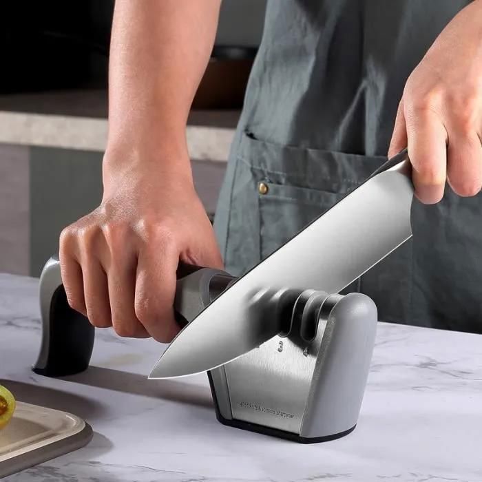 Aiguiseur Couteaux 4 En 1 Professionnel – Acier Tungstène Et Céramique – Cuisine – Neuf