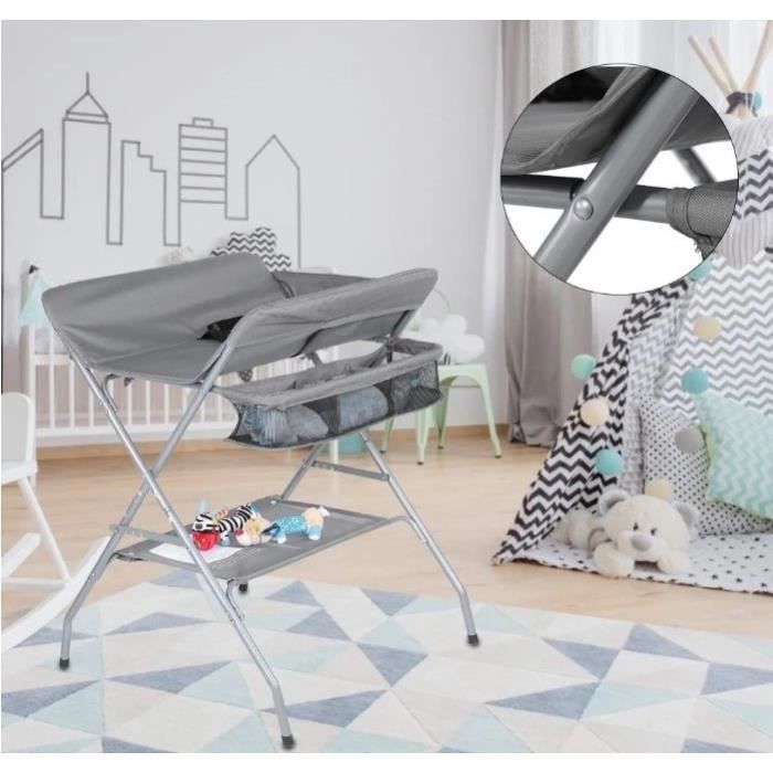Table à langer pour bébé - YOULUOLI - Blanc - Portable avec rouleau et  ceinture de sécurité - Cdiscount Puériculture & Eveil bébé