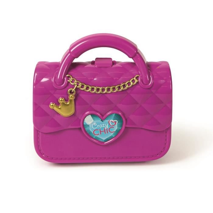 Sac de maquillage Crazy Chic CLEMENTONI Rose et noir Pour enfant de 6 ans et plus Cdiscount Jeux Jouets
