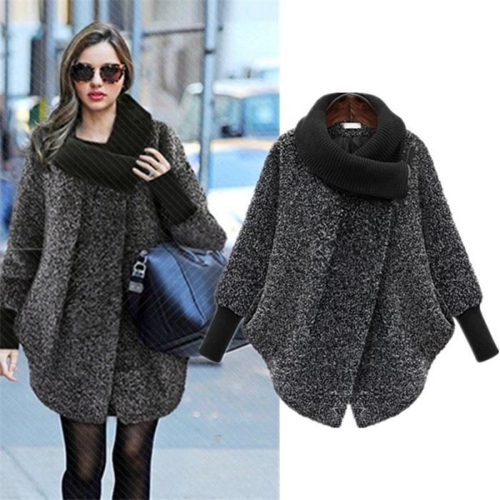 Manteau manches chauve souris outlet