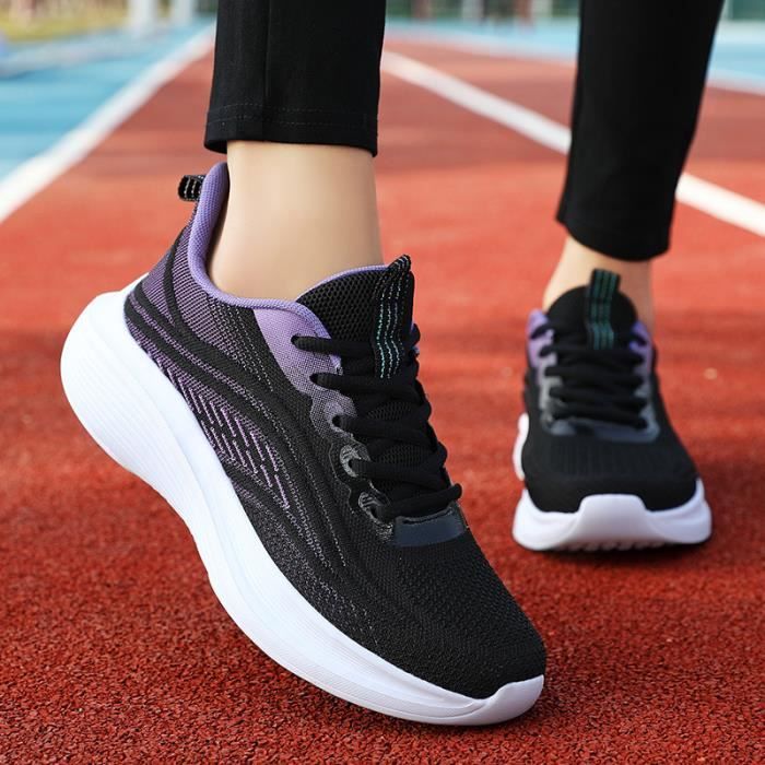 Basket Femme Textile Jogging Chaussures Sport L g ret A r Doux