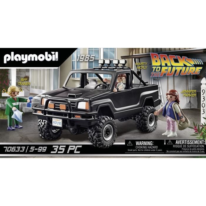 Playmobil 70633 Back to the Future - Pick-up de Marty (Retour vers le Futur)  - Autour des Briques