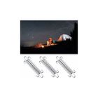 AMIGOGO Lot De 4 Ressorts De Tension Inox Pour Tente / Voile D'Ombrage - Anti-Vent Et Montage Solide