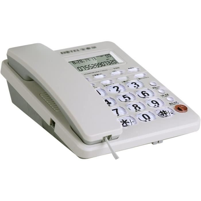 Téléphone fixe sans fil avec stockage de numéros et identification de  l'appelant - Modèle D1002 - AliExpress