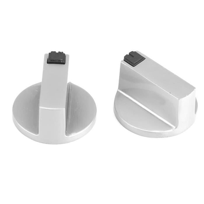 Lot De 5 Boutons De Cuisinière à Gaz – Diamètre 8 Mm, Couleur Noir – Remplacent Les Boutons Endommagés