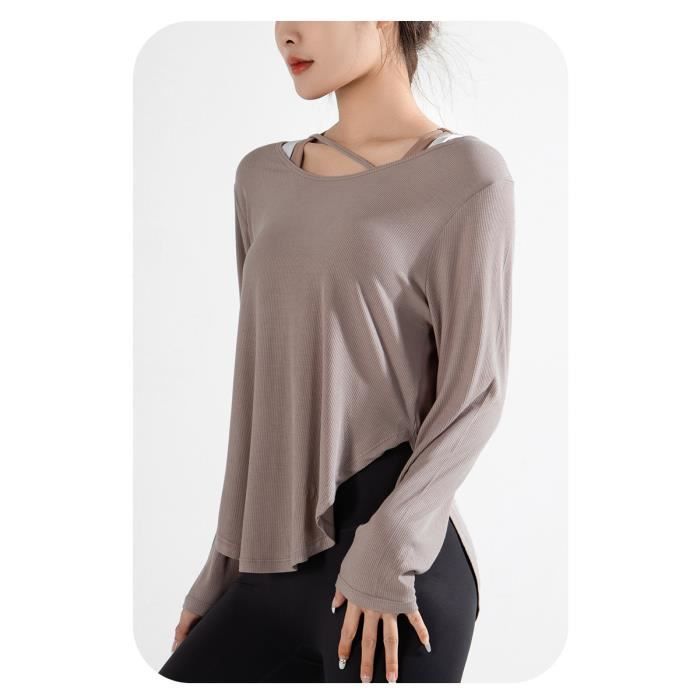Tee shirt yoga femme outlet