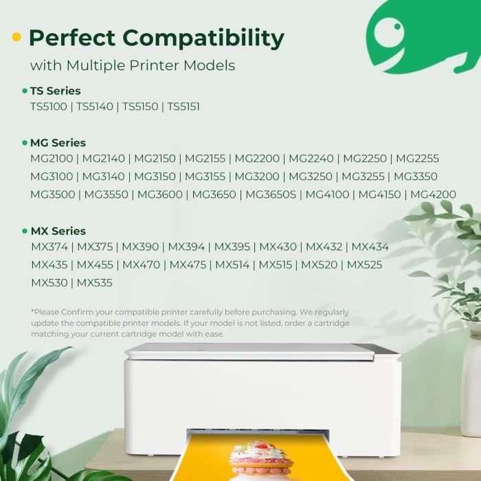 2 Cartouches D'encre PG-540XL Noir - Compatibles Canon Pixma MG3550 - Remanufacturées