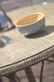 Table de jardin ronde en aluminium marron - DCB GARDEN - Ushuaia - Table fixe - Rond - 4 personnes-3