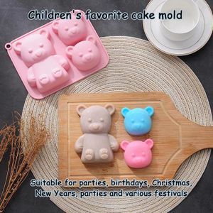 2pcs forme de dessin animé fondant moule en silicone de moulage au
