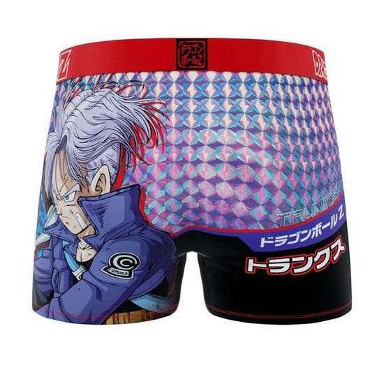 Boxer Homme Dragon Ball Z, Caleçon Homme, Ultra-Doux & Stretch (Lot de 4), Vert Taille S