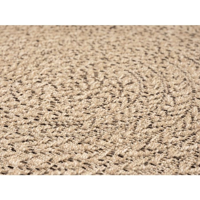 Tapis Extérieur Kansas Look Jute - 160x230cm - Résistant Intempéries UV - Terrasse Jardin