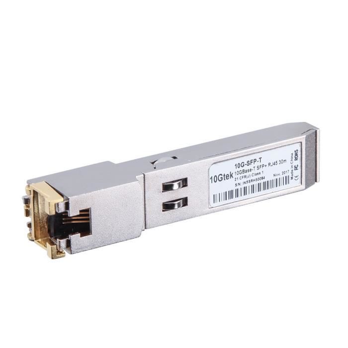 10Gtek® 10Gb-s SFP+ RJ45 Copper Module 10GBase-T SFP+ Transceiver 30 ...