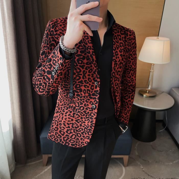 Veste leopard homme outlet