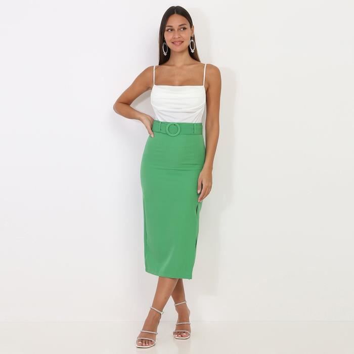 Jupe crayon sales verte
