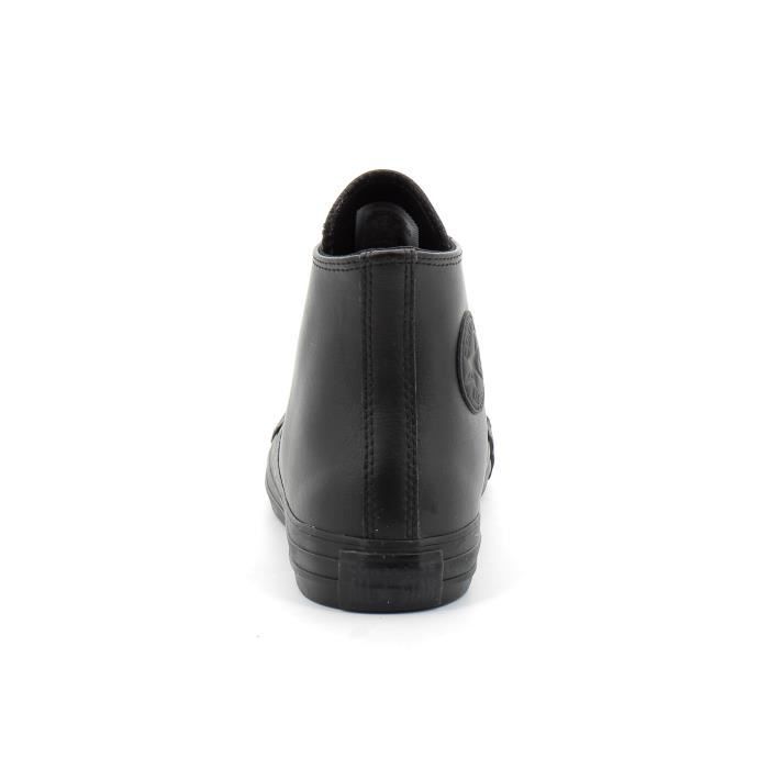 All star cuir sales noir