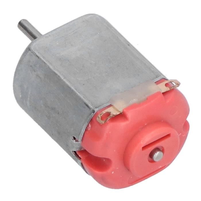 JIA 10 pièces Mini moteur électrique haute vitesse petits moteurs à courant  continu pour bricolage jouets voitures (rouge)