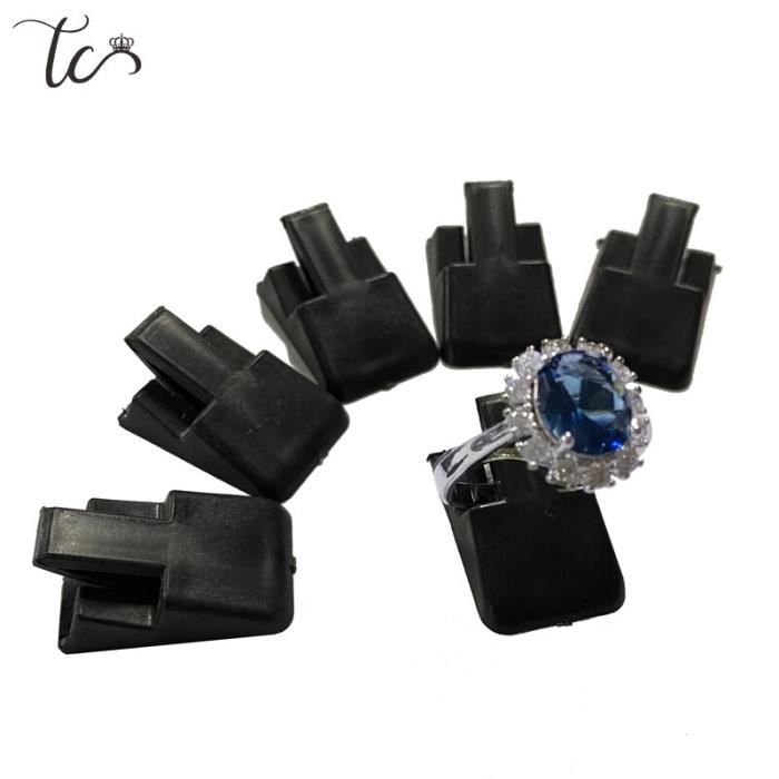 BOITE A BIJOUX White 10pcs Mini pr sentoir de bagues support de