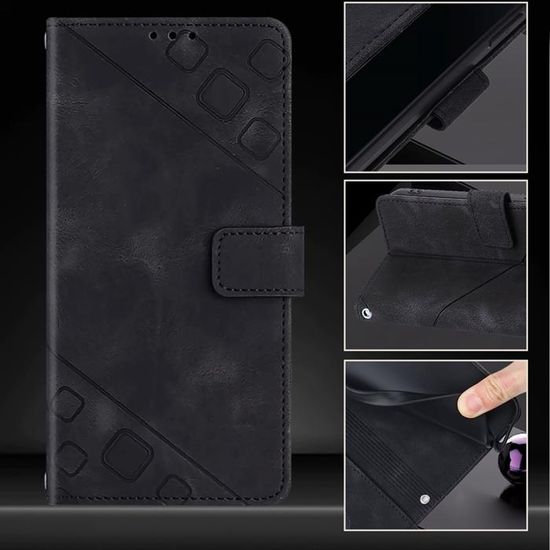 PEIYE Housse Portefeuille Pour Xiaomi Redmi 15C 4G / Poco C85 - Cuir PU, Rabat Magnétique, 9 Emplacements Cartes