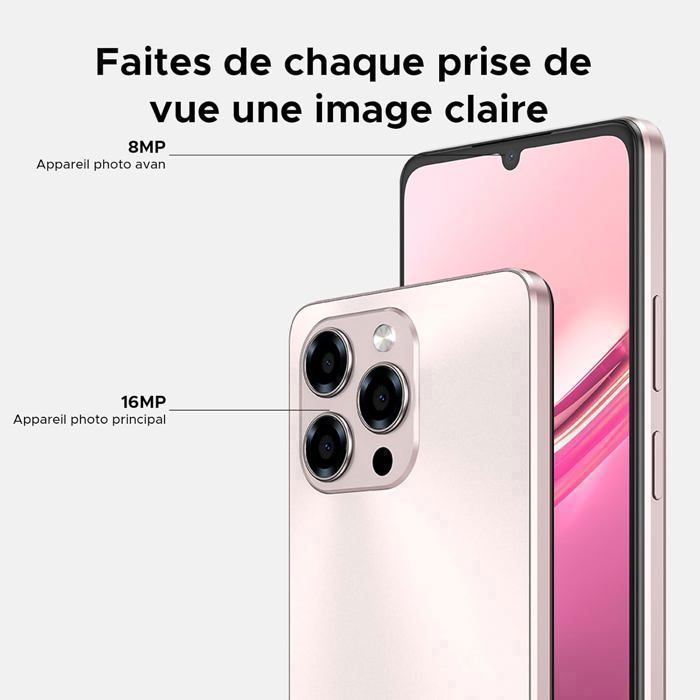 DOOGEE note 58pro スマートフォン 32GB/256GB DOOGEE Note 58 Pro Smartphone Android 15, 32 Go RAM+256 Go ROM/TF