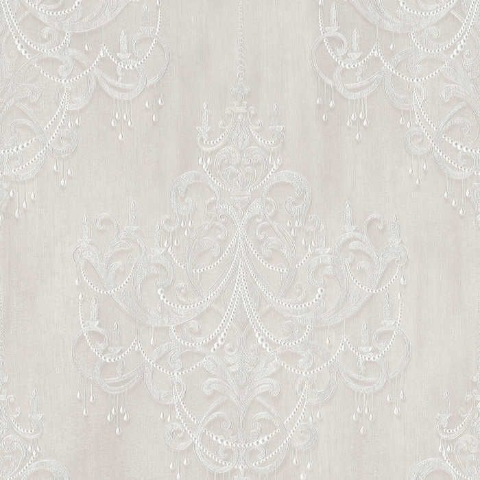 Papier Peint à Peindre TA-01-03946 Papier Peint Intissé Blanc Baroque Ornements 1 Carton 12 Rouleaux 96557387
