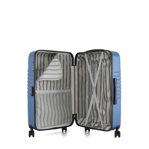 Valise cabine avec vanity bleu cerise Cdiscount