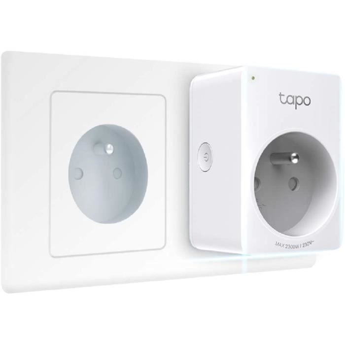 TP-Link Tapo Prise Connectée WiFi, compatible avec Alexa, Google Home et  Siri, Commande Vocale, Contrôler à distance, Tapo P100(FR) - Cdiscount  Bricolage