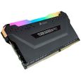 CORSAIR Mémoire PC DDR4, 3600MHZ 16GB 1X16GB DIMM, RGB, (CMW16GX4M1Z3600C18)-0