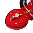 SHARPHY Coffret montre femme + anneau + lous d'oreilles + collier quartz diamant amende cadeau de Noël-0
