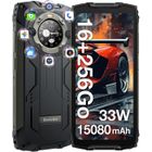 Blackview BV9300 Pro Smartphone Robuste 16Go + 256Go 15080mAh 6.7" 50MP Téléphone Portable Incassable NFC GPS - Noir