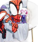 SPIDERMAN Jeté de lit Marvel Spidey amis extraordinaires Ghost-Spider avec peluche