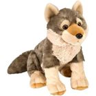 BABYLAND Peluche Loup Cuddlekins 30 cm - Wild Republic - Marron et Beige - Bébé - Intérieur