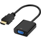 Adaptateur HDMI vers VGA, ZAMUS Adaptateur VGA HDMI Mâle vers Femelle pour Ordinateur Bureau Ordinateur Portable PC Projecteur