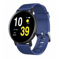 H5 Montre Connectée Bleu Surveillance De Santé-Montre Intelligente Multi-fonctions-Smartwatch Homme Femme Cadeau Fête