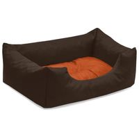 BedDog MIMI lit pour chien,coussin,panier pour chien [S env. 55x40cm, SUNSET (brun/orange)]