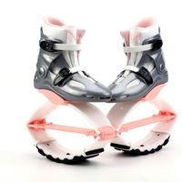 Chaussures de saut Kangourous - CHIGOODS - Bounce - Rose + Blanc - Taille 39-41 - Poids 70-90 KG
