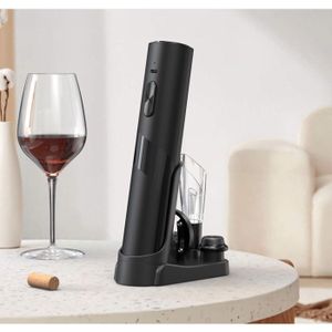 Tire-bouchon électrique rechargeable sans fil avec socle chargeur et Tire-bouchon électrique rechargeable sans fil avec socle chargeur et