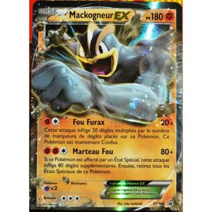 CARTE A COLLECTIONNER carte Pokémon XY108 Mackogneur EX 180 PV Promo NEU