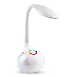 WILIT T3 Lampe de Bureau Enfants avec 256 RGB Veilleuse Ambiante, LED Lampe  de Chevet Dimmable, Tactile pour Lumière de Couleur et 3