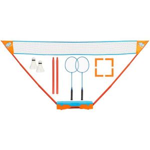 KIT BADMINTON Get & Go set de badminton attachable junior bleu/o