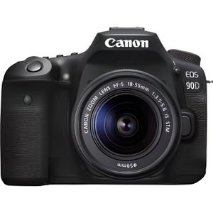 PACK APPAREIL RÉFLEX Canon EOS 90D + 18-55mm F/3.5-5.6 EF-S IS STM | Ga