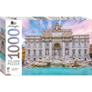 PUZZLE Trevi Fountain, Rome, Italy 1000 Piece Jigsaw (Min
