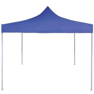 TONNELLE - BARNUM yanjiibuy Tente de réception pliable professionnelle 2x2 m Acier Bleu 112258