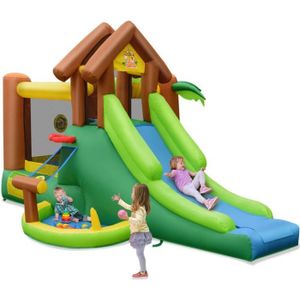 AIRE DE JEUX GONFLABLE GIANTEX Château Gonflable pour Enfant de 3 à 10 An