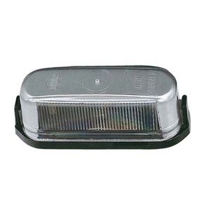 Lot De 2 Feux Éclairage Plaque Immatriculation 12V - Pour Remorque, Caravane - Avec Ampoules C5W